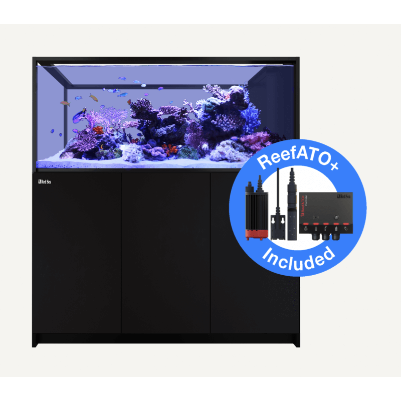 Red Sea Reefer Peninsula Deluxe S G Noir Aquarium Meuble