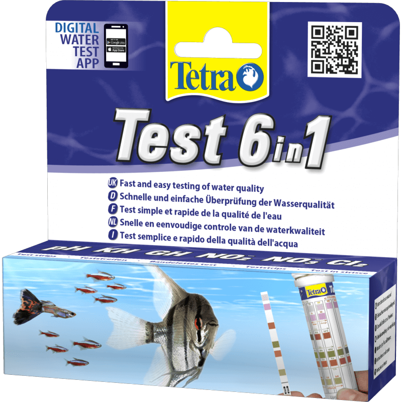 Lot De 100 Bandelettes De Test 6 En 1 Pour Aquarium, Test Du Ph
