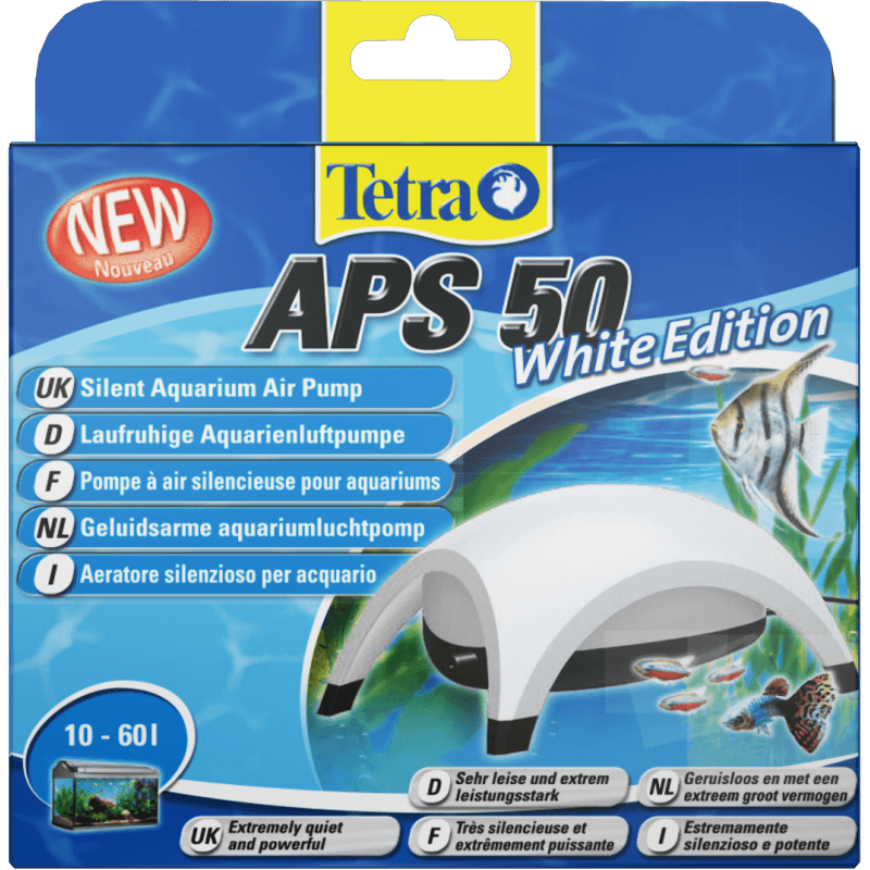 Tetra Pompe à air APS 50 White Edition - Pompe à air silencieuse