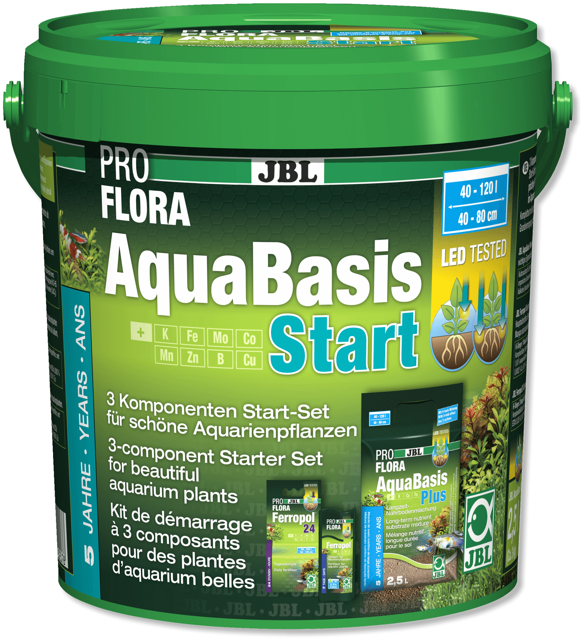 JBL AquaBasis Plus 5 litres - sol nutritif plante en aquarium 