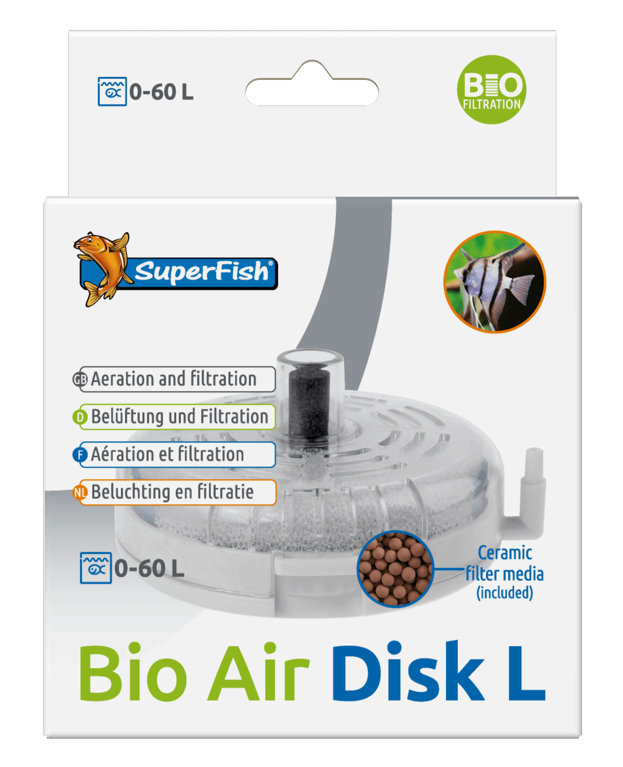 SUPERFISH BioAir Filter L - Filtre exhausteur pour aquarium