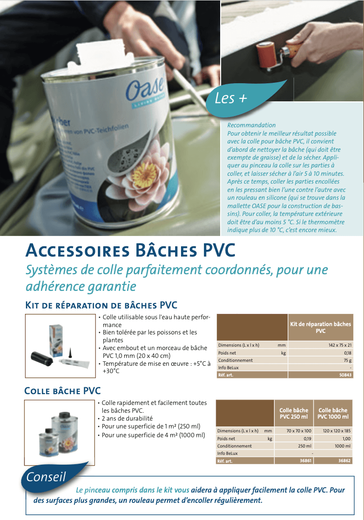 Oase Colle pour liner PVC 250ml - Aquaplante