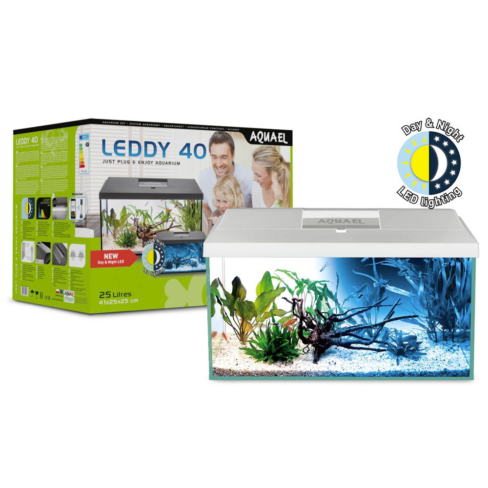 présentation aquarium Aquael Leddy