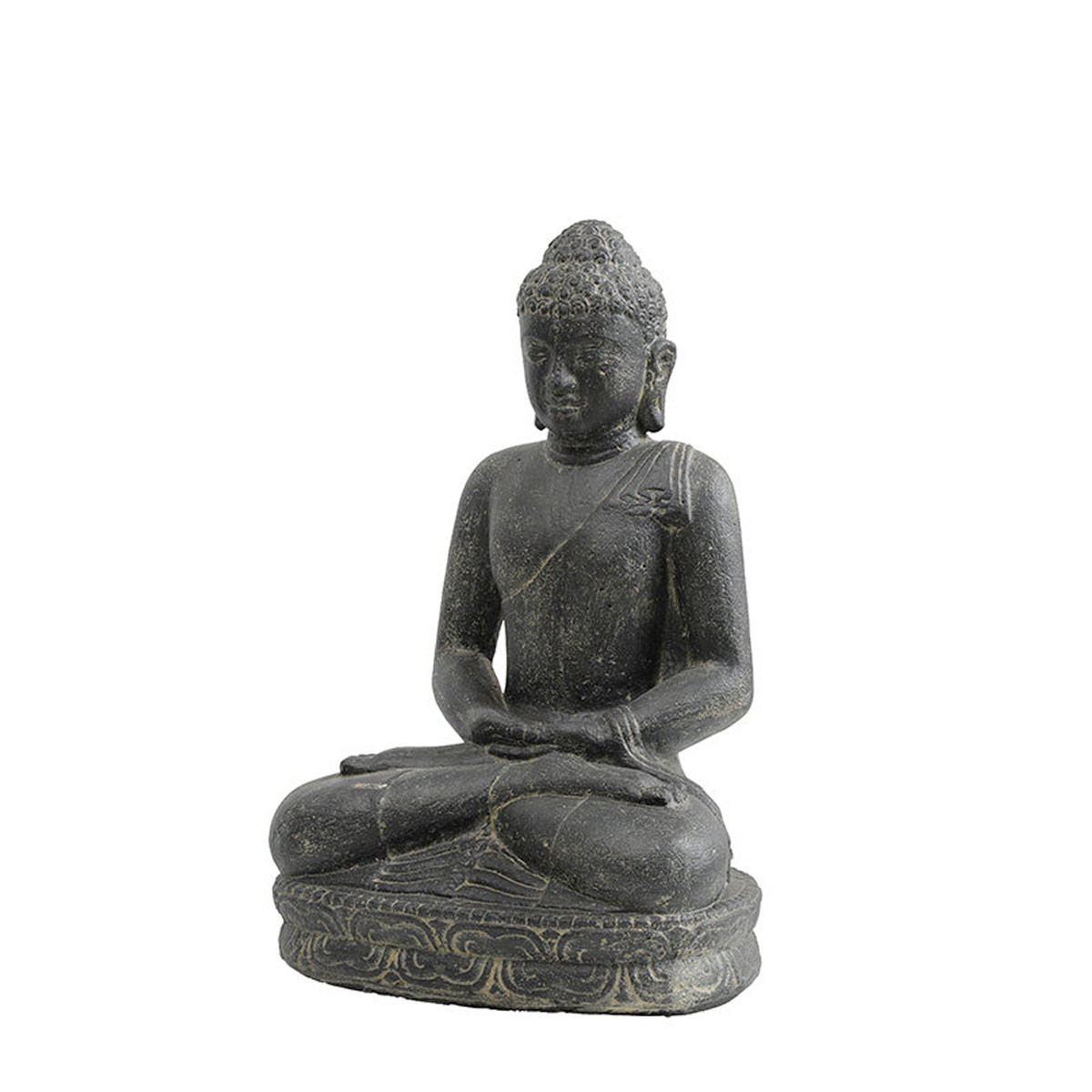 Statue de bouddha assis en position méditation de 150cm de hauteur. Idéale en décoration d'intérieur ou de jardin