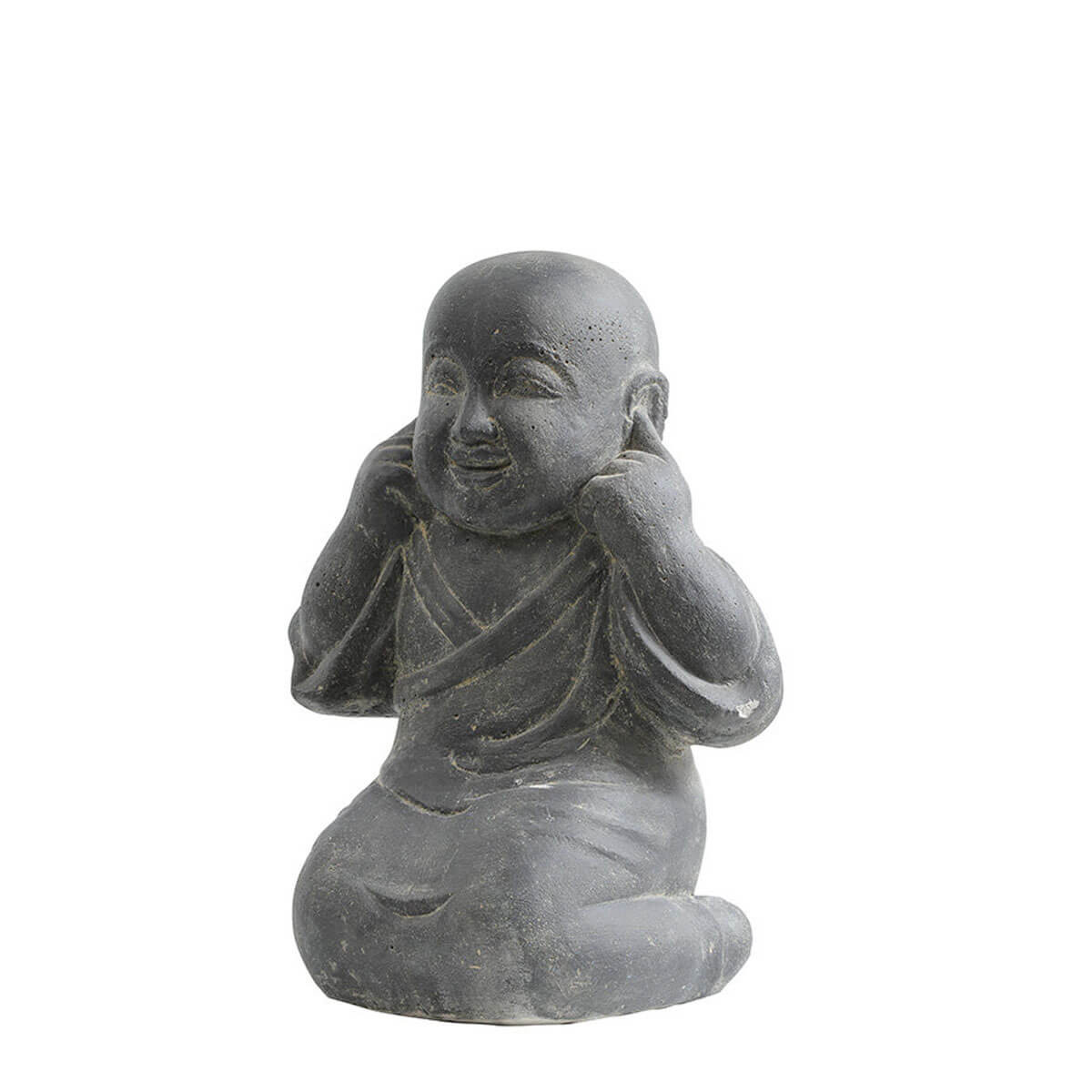Statue de moine "oreilles" de 40cm, idéale en décoration de jardin ou d'intérieur