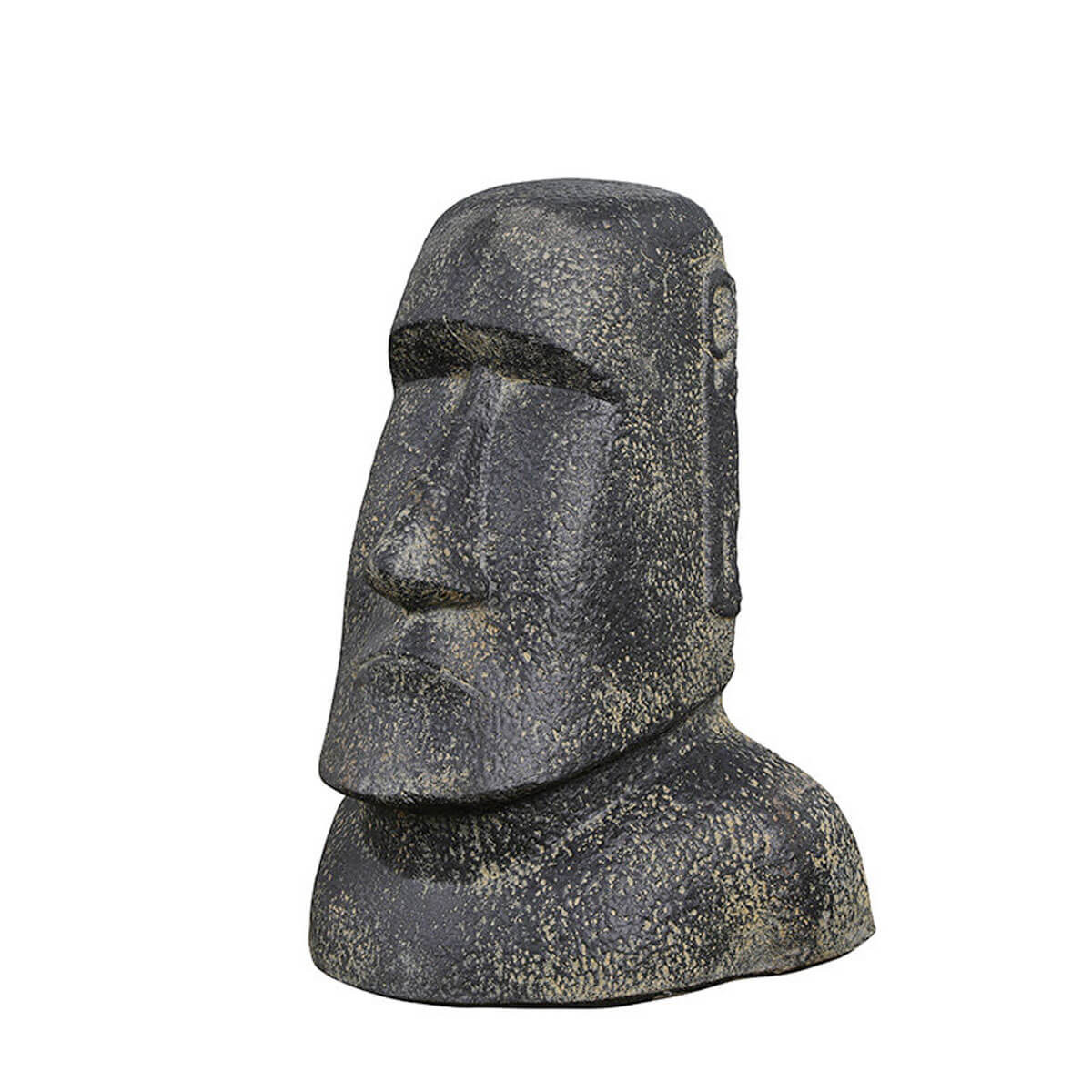 Statue représentant un Moaï de 42cm de hauteur, idéale en décoration d'intérieur ou de jardin