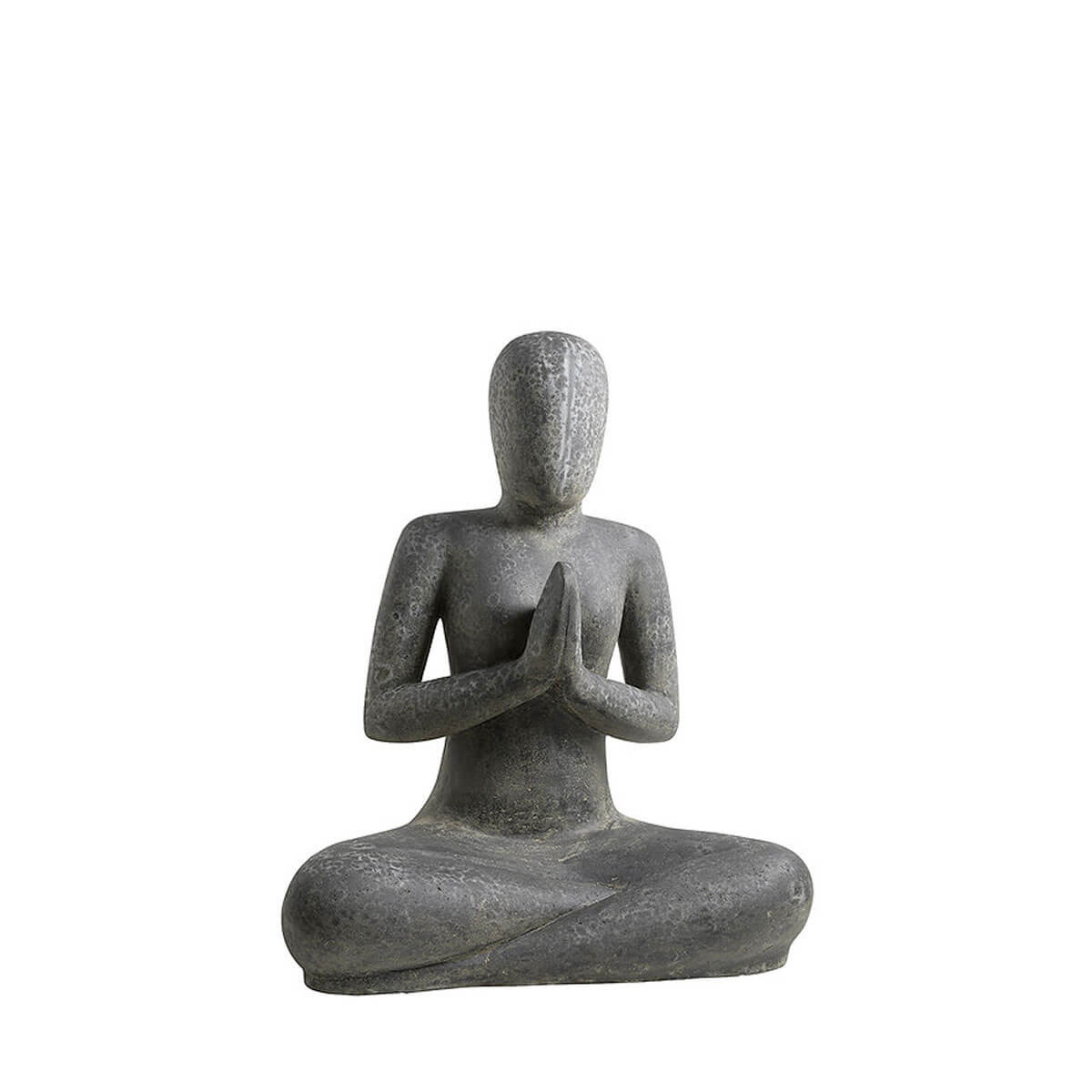 Statue de Yoga en position de salutation de 80cm de hauteur, idéale pour décorer un espace zen et de détente
