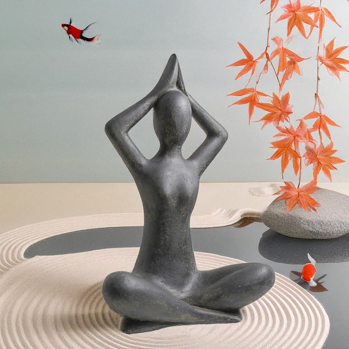 Statue yoga sukhasana, pour apporter un côté zen dans la décoration de votre maison