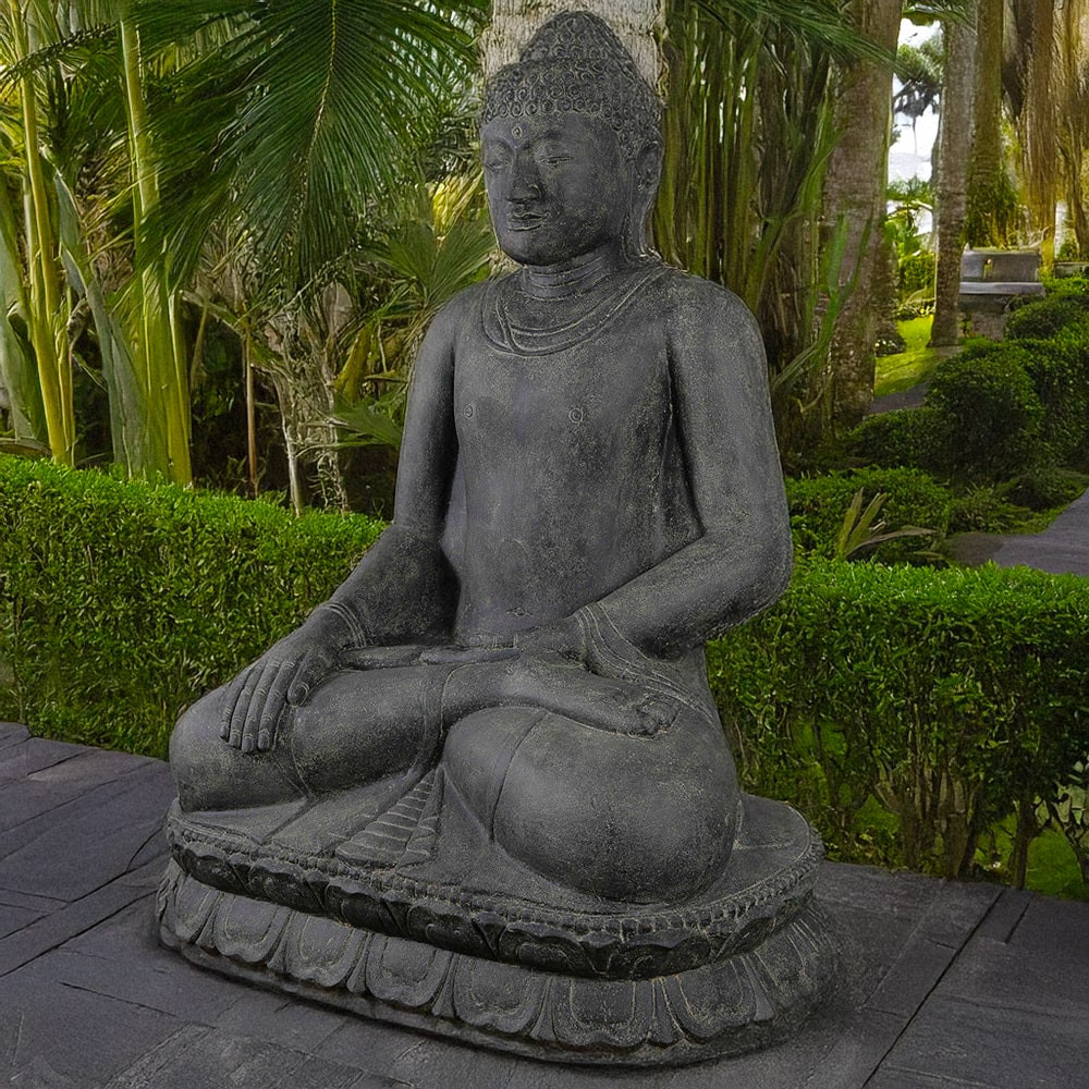 illustration seda bouddha assis 200cm F appel à la terre