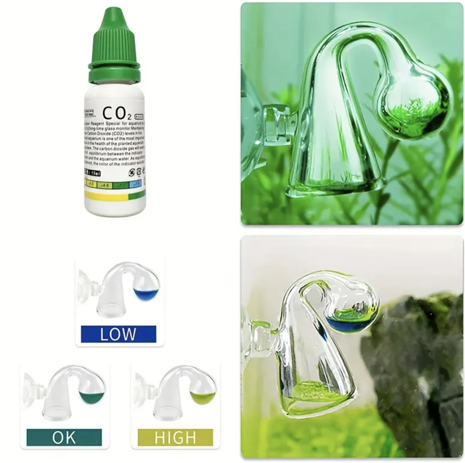 présentation aquapLANTe kit drop checker + réactif