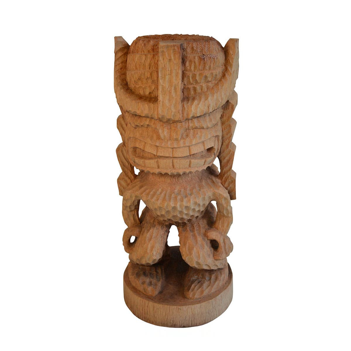 Tiki sculpté dans du bois, idéal en décoration d'intérieur ou de jardin