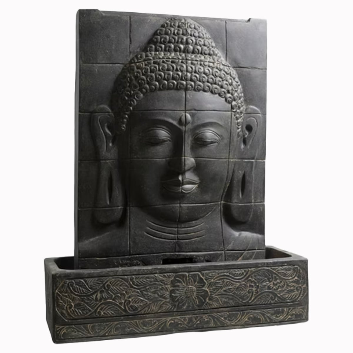 SEDA Statue Fontaine bouddha Grand modèle idéale pour une utilisation dans un spa, espace détente en intérieur comme en extérieur