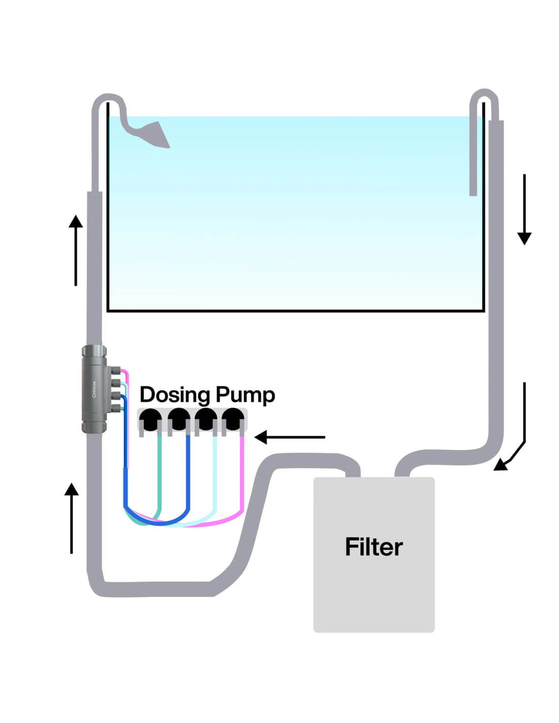 Démonstration chihiros pump 4 sorties