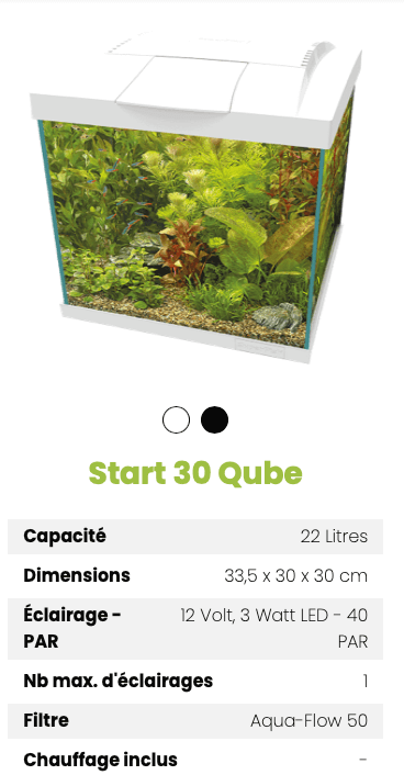 contenu du kit superfish start 30 qube