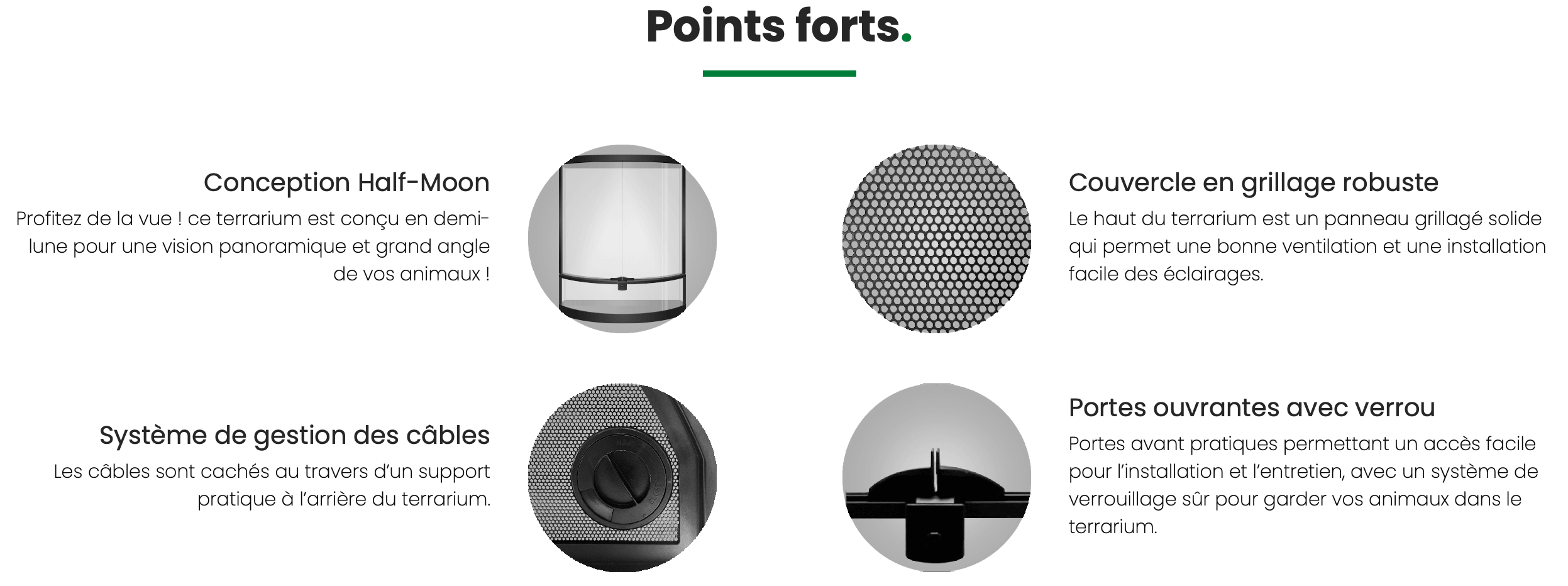 points forts rapt terra half-moon