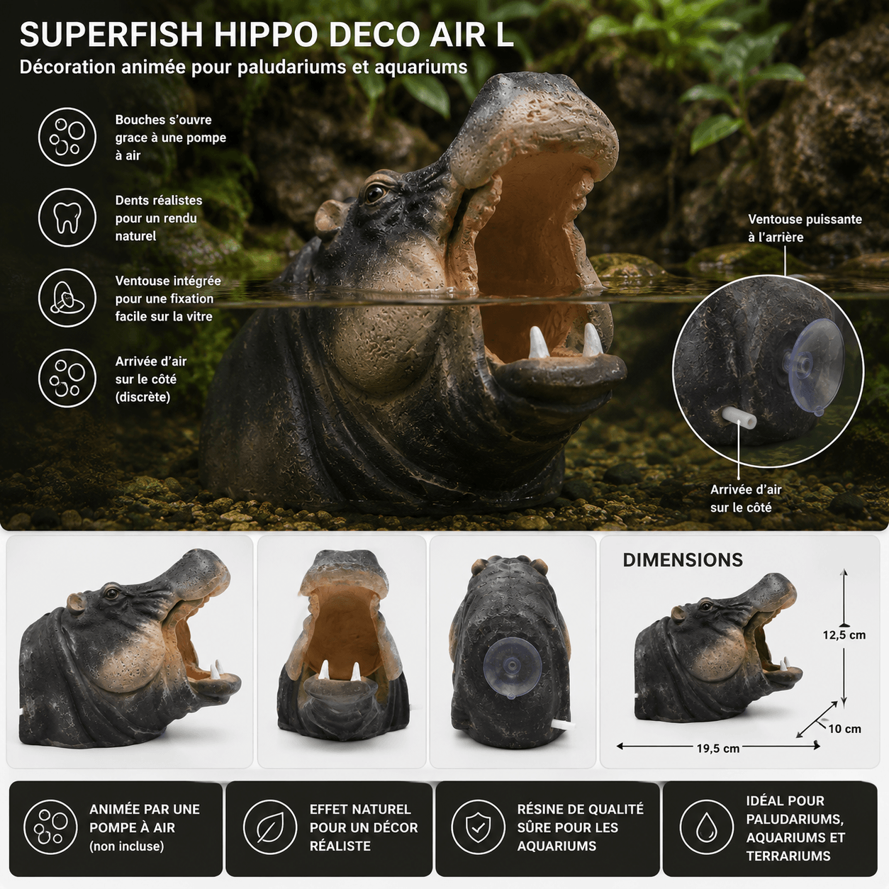 présentation superfish hippo Deco air L